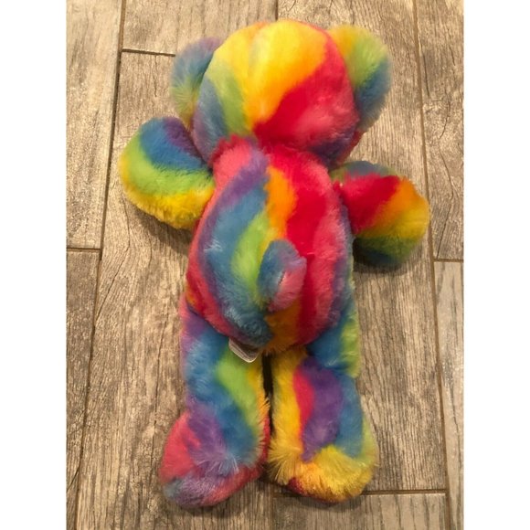 Rainbow Bear Kellytoy Plush Stuffed Animal 15" Tall Gay‎ Pride LGBTQ Teddy Toy - Picture 2 of 8